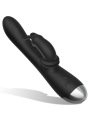 BLACK&SILVER - DJ. ADAM ESTIMULADOR RABBIT SILICONA RECARGABLE NEGRO