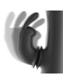 BLACK&SILVER - DJ. ADAM RECHARGEABLE SILICONE RABBIT STIMULATOR BLACK