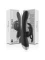 BLACK&SILVER - DJ. ESTIMULADOR DE COELHO DE SILICONE RECARREGÁVEL ADAM