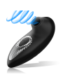 BLACK&SILVER - DRAKE DELUXE SUCKING VIBE RECHARGEABLE SILICONE BLACK
