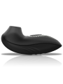 BLACK&SILVER - DRAKE DELUXE SUCKING VIBE RECHARGEABLE SILICONE NOIR