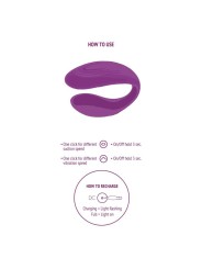 XOCOON - BOUND LOVE VIBRADOR PARA PAREJAS MORADO
