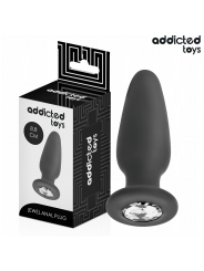 ADDICTED TOYS - ANAL PLUG WITH JEWEL SILICONE SIZE S 8.8 CM
