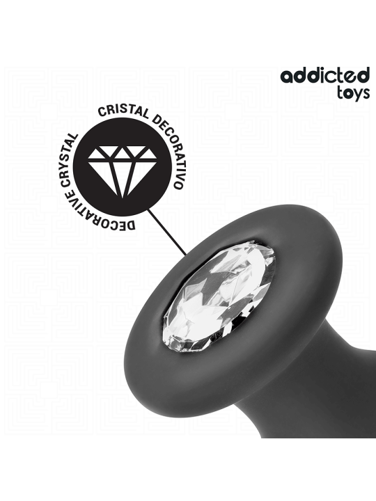 ADDICTED TOYS - PLUG ANAL COM JOIA TAMANHO S 8,8 CM