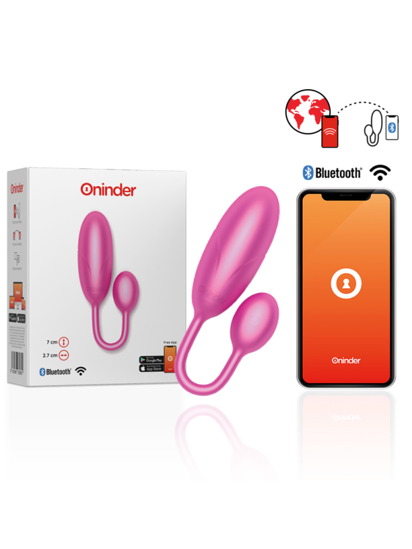ONINDER - DENVER VIBRATIONSEI ROSA 7 X 2,7 CM KOSTENLOSE APP