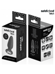 ADDICTED TOYS - PLUG ANAL COM JOIA TAMANHO S 8,8 CM
