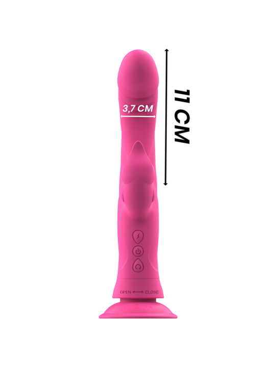 INTENSE - JULIO RABBIT VIBRATOR ROSA SILIKON
