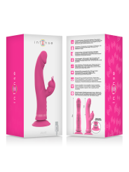 INTENSE - JULIO RABBIT VIBRATOR ROSA SILIKON