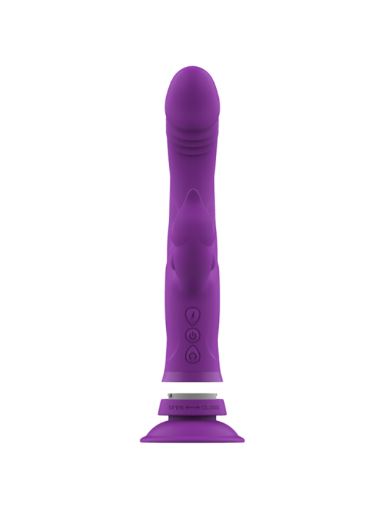 INTENSE - VIBRATEUR EN SILICONE CASANOVA RABBIT TRIPLE MOTEUR VIOLET