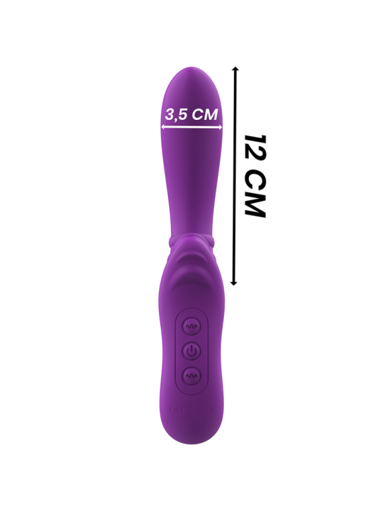 INTENSE - HARRY FLEXIBELE VIBRATOR MET PAARSE TONG