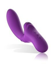 INTENSE - HARRY FLEXIBELE VIBRATOR MET PAARSE TONG