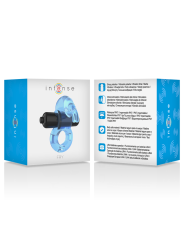 INTENSE - FRY VIBRATIE RING BLAUW