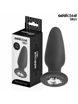 ADDICTED TOYS - PLUG ANAL COM JOIA TAMANHO L 12,6 CM