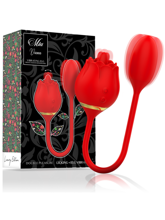 MIA - VIENNA DOUBLE PLEASURE LICKING + VIBRATING EGG