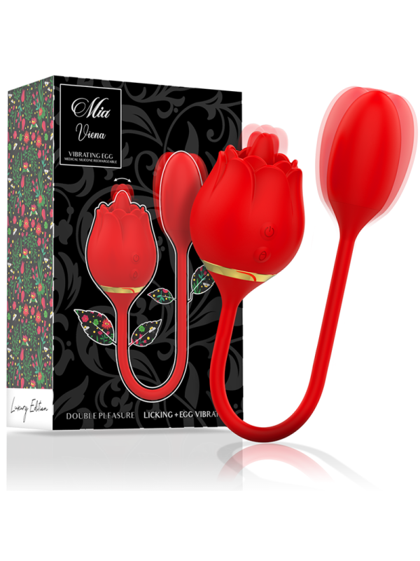 MIA - VIENNA DOUBLE PLEASURE LICKING + VIBRATING EGG