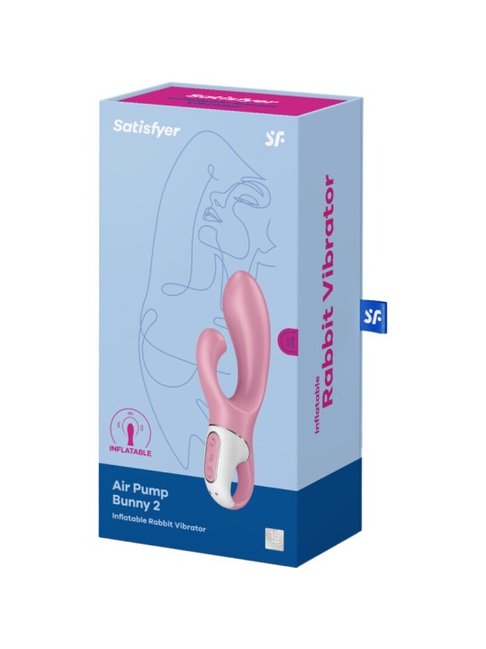 SATISFYER - POMPE AIR BUNNY 2 ROSE