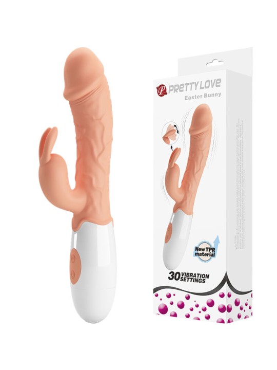 PRETTY LOVE - EASTER BUNNY VIBRATOR WITH STIMULATOR