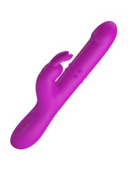 PRETTY LOVE - REESE VIBRADOR CON ROTACIÓN MORADO