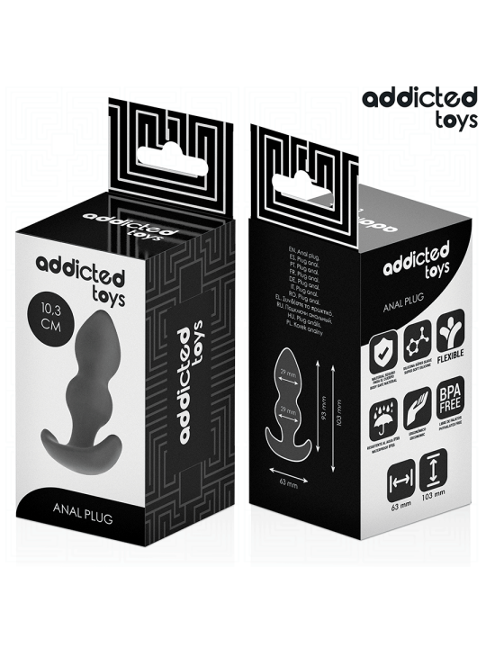 ADDICTED TOYS - ANAL PLUG SILICONE SIZE S 10.3 CM