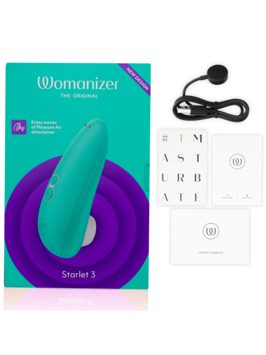 WOMANIZER - STARLET 3 CLITORIS STIMULATOR TURQUOISE