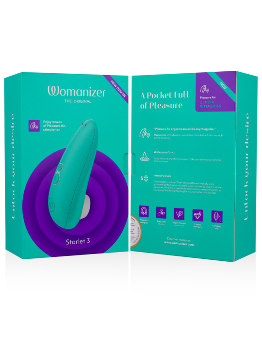 WOMANIZER - STARLET 3 KLITORALSTIMULATOR TÜRKIS