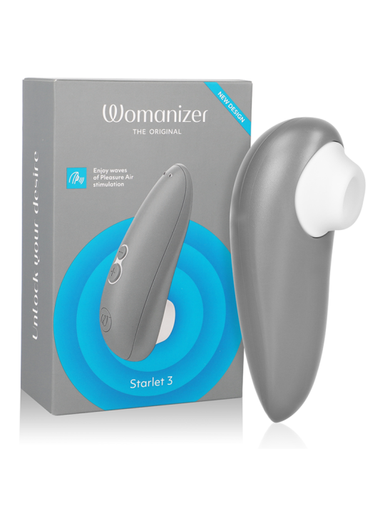 WOMANIZER - STARLET 3 CLITORAL STIMULATOR GREY