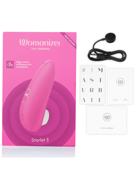 WOMANIZER - STARLET 3 CLITORAL STIMULATOR PINK