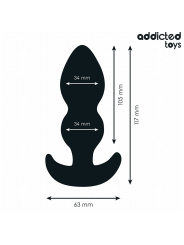 ADDICTED TOYS - ANALSTECKER GRÖSSE L 11,7 CM