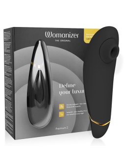 WOMANIZER - PREMIUM 2 ESTIMULADOR DE CLÍTORIS NEGRO