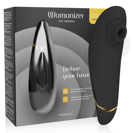 WOMANIZER - PREMIUM 2 CLITORIS STIMULATOR ZWART
