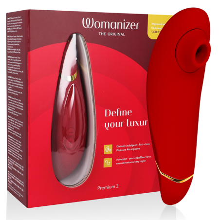 WOMANIZER - PREMIUM 2 CLITORIS STIMULATOR BOURGONDIË