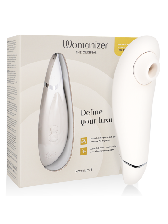 WOMANIZER - STIMULATEUR CLITORAL PREMIUM 2 GRIS CHAUD