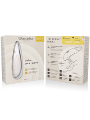 WOMANIZER - STIMULATEUR CLITORAL PREMIUM 2 GRIS CHAUD