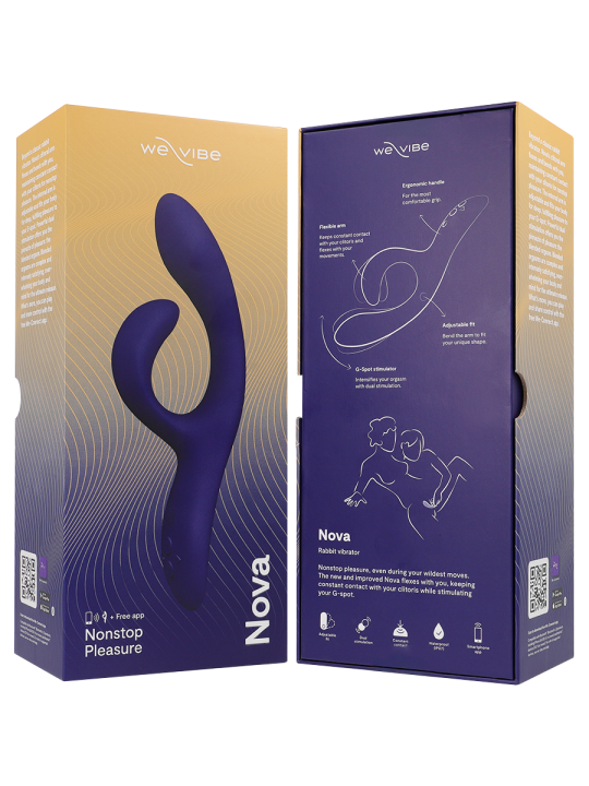 WE-VIBE - NOVA 3 VIBRADOR RABBIT AZUL MEDIANOCHE