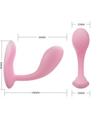 PRETTY LOVE - BAIRD APPLICATION G-SPOT 12 VIBRATIONS RECHARGEABLE ROSE