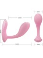 PRETTY LOVE - BAIRD G-SPOT 12 VIBRATIONEN WIEDERAUFLADBARE ROSA APP