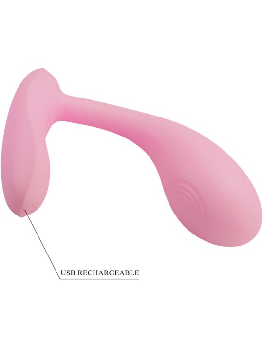 PRETTY LOVE - BAIRD G-SPOT 12 VIBRATIONS RECHARGEABLE PINK APP