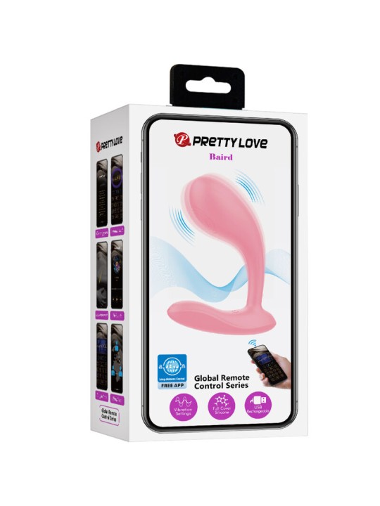 PRETTY LOVE - BAIRD G-SPOT 12 VIBRATIONS RECHARGEABLE PINK APP