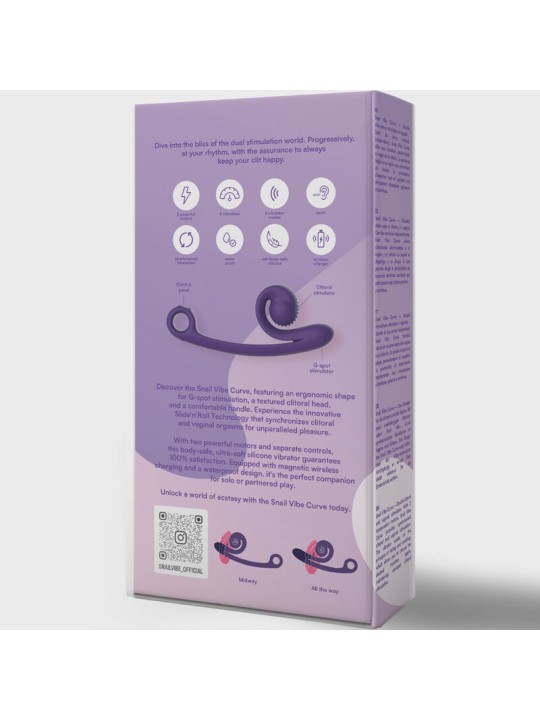 SNAIL VIBE - KURVENVIBRATOR LILA