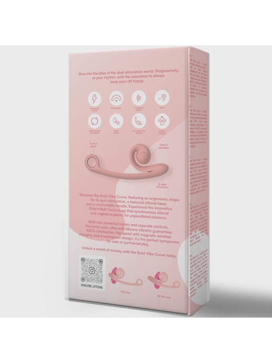 SNAIL VIBE - CURVE ORANGE VIBRATOR