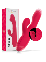 INTENSE - DUA MULTIFUNCTION RECHARGEABLE UP & DOWN VIBRATOR WITH RED T