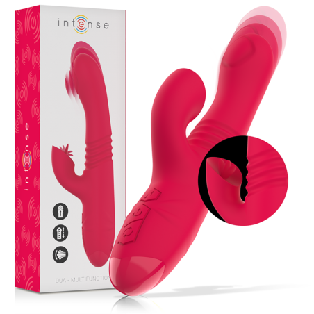 INTENSE - VIBRATEUR UP & DOWN RECHARGEABLE MULTIFONCTION DUA AVEC LANG
