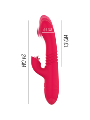 INTENSE - VIBRATORE MULTIFUNZIONE RICARICABILE UP & DOWN DUA CON LINGU