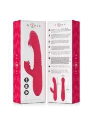 INTENSE - DUA MULTIFUNCTION RECHARGEABLE UP & DOWN VIBRATOR WITH RED T