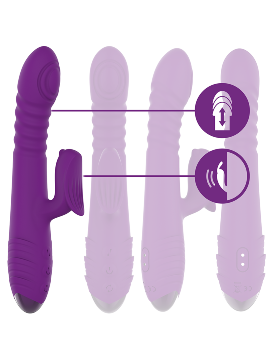 INTENSE - IGGY OPLAADBARE MULTIFUNCTIONELE VIBRATOR UP & DOWN MET PAAR