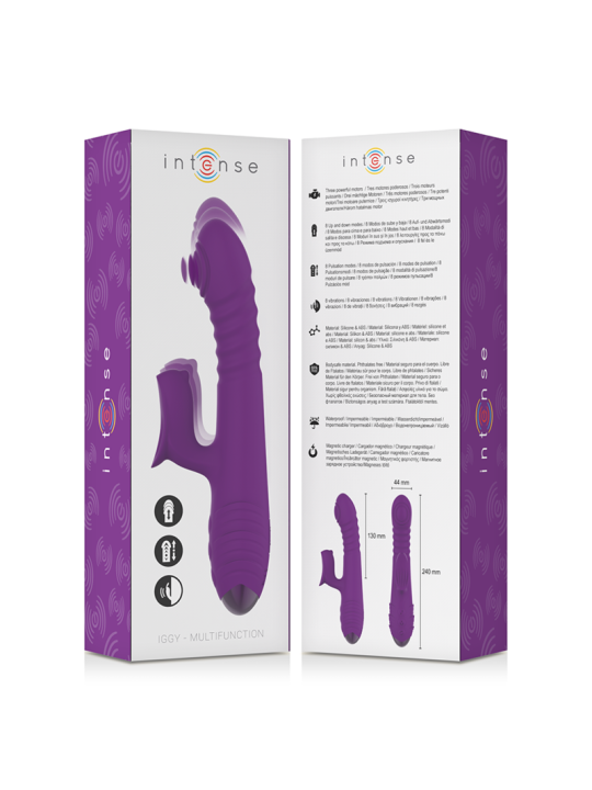 INTENSE - IGGY MULTIFUNKTIONS-WIEDERAUFLADBARER VIBRATOR UP & DOWN MIT