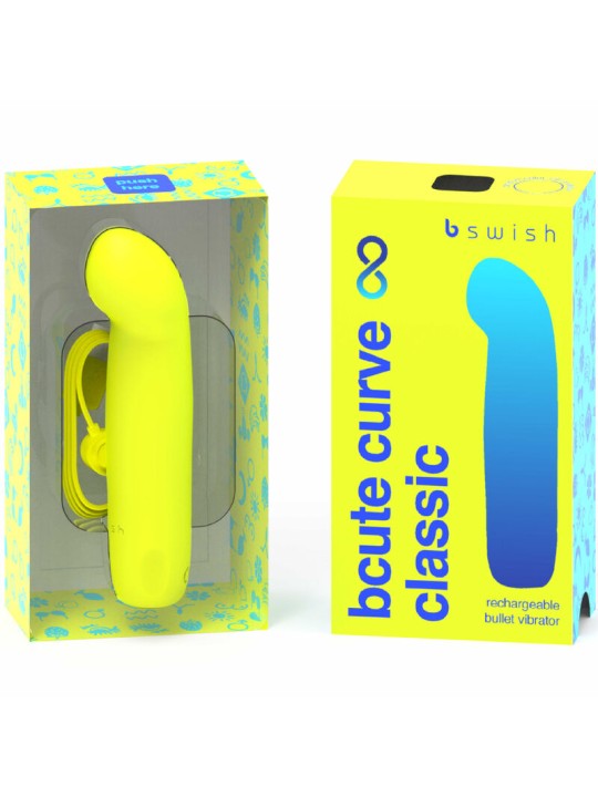 B SWISH - VIBRATEUR EN SILICONE RECHARGEABLE BCUTE CURVE INFINITE CLAS