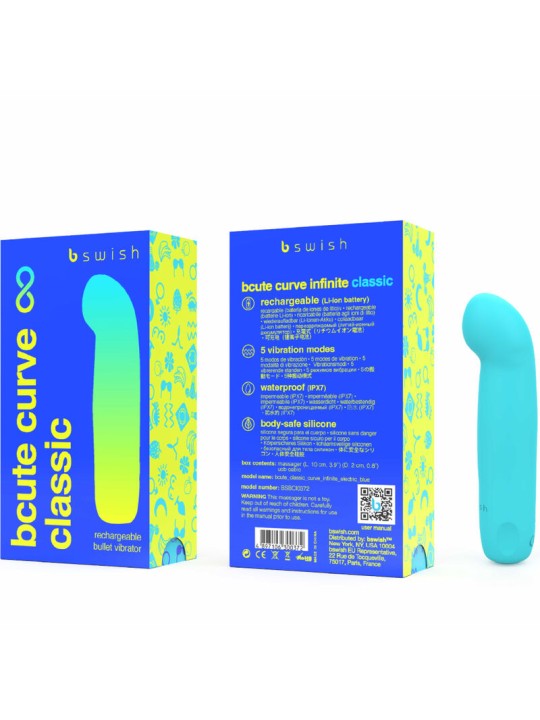 B SWISH - BCUTE CURVE INFINITE KLASSISCHER WIEDERAUFLADBARER VIBRATOR 
