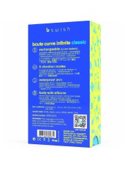 B SWISH - BCUTE CURVE INFINITE CLASSIC OPLAADBARE SILICONEN VIBRATOR B