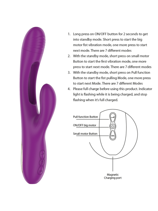 INTENSE - APOLO WIEDERAUFLADBARER MULTIFUNKTIONSVIBRATOR 7 VIBRATIONEN